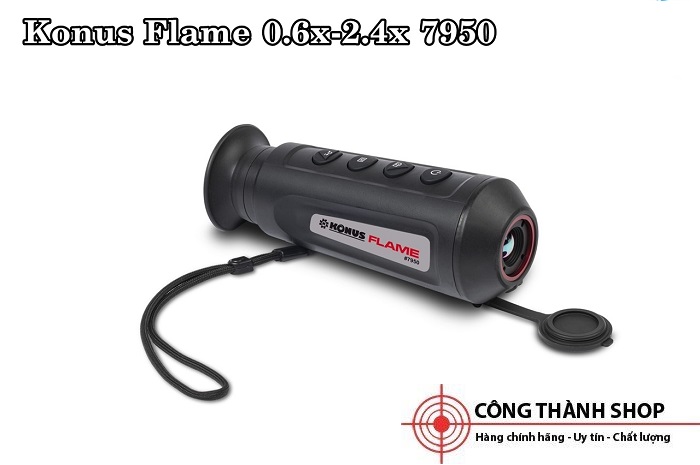 Ống nhòm nhiệt konus flame 0.6x-2.4x