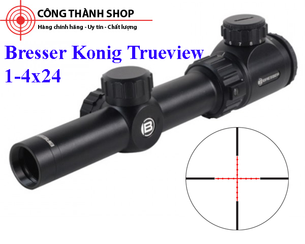 Ống Ngắm Chống Nhảy Tâm Bresser 1-4x24