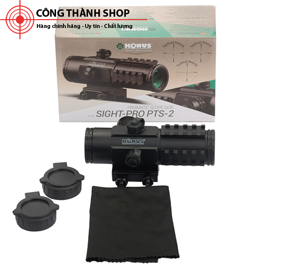 Kính ngắm nhỏ gọn Konus Sight Pro PTS2 3x30