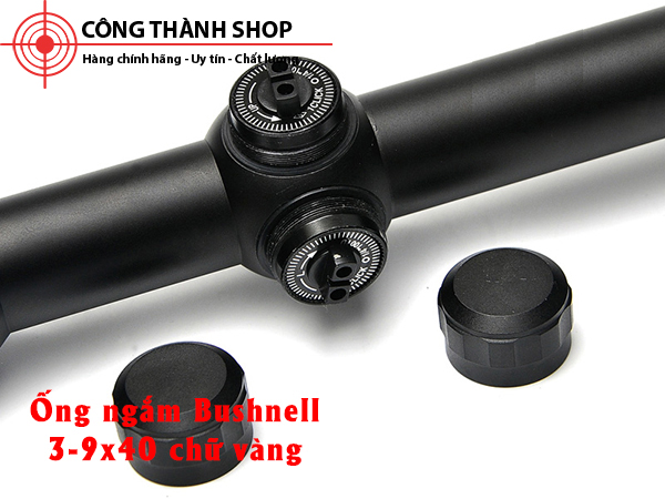 Ống ngắm Bushnell 3-9x40 chữ vàng khắc