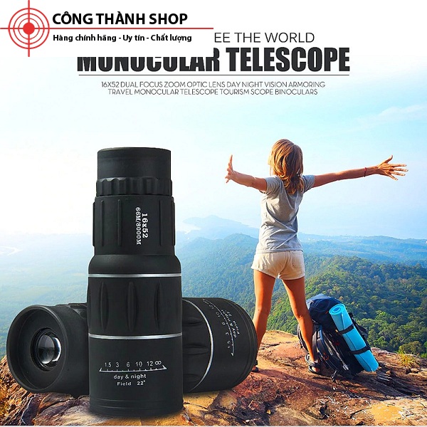 Ống nhòm 1 mắt giá rẻ Monoculars 16x52