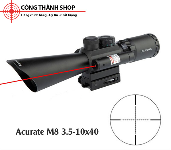 Ống ngắm Acurate M8 3.5-10x40