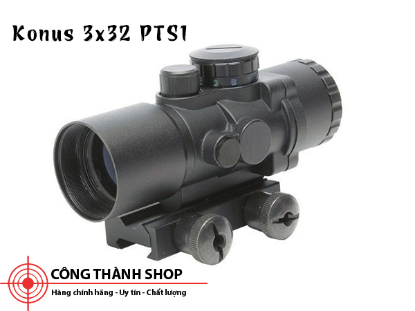 Ống ngắm chính hãng Konus PTS1 3x32