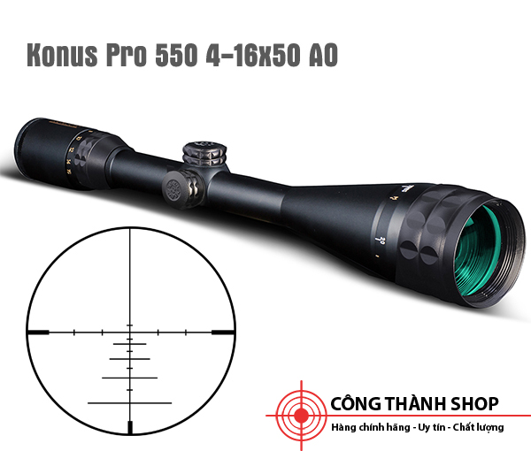 Ống ngắm Konus Pro 550 4-16x50 AO