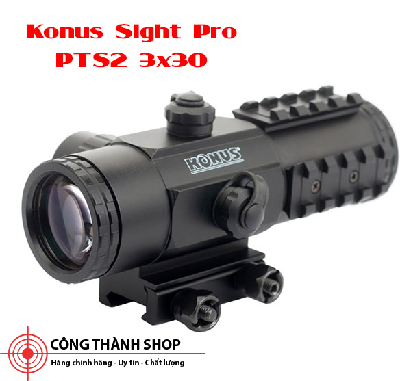 Kính ngắm nhỏ gọn Konus Sight Pro PTS2 3x30