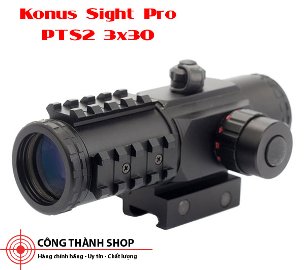 Kính ngắm nhỏ gọn Konus Sight Pro PTS2 3x30