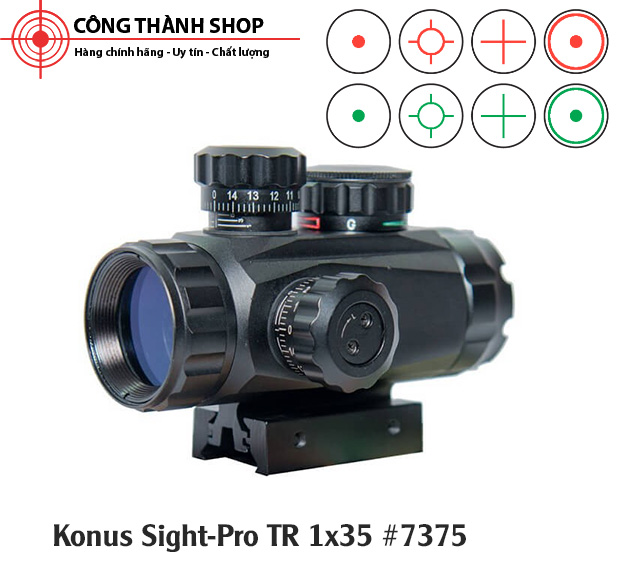 Ống ngắm Konus 1x35 SightPro TR Sight