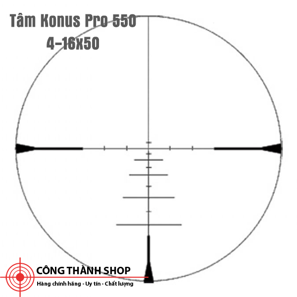 Ống ngắm Konus Pro 550 4-16x50 AO