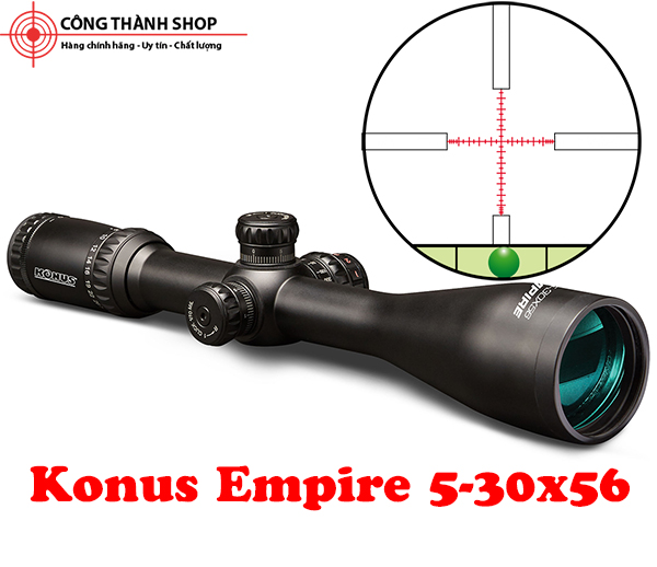 ỐNG NGẮM siêu zoom ITALIA KONUS EMPIRE 5-30X56,BẢO HÀNH NHẢY TÂM