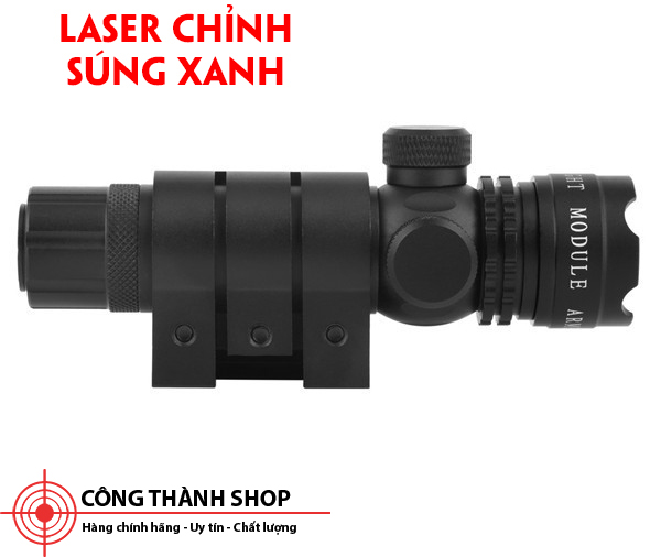 Ống ngắm laser xanh to 5mW 532nm gắn súng